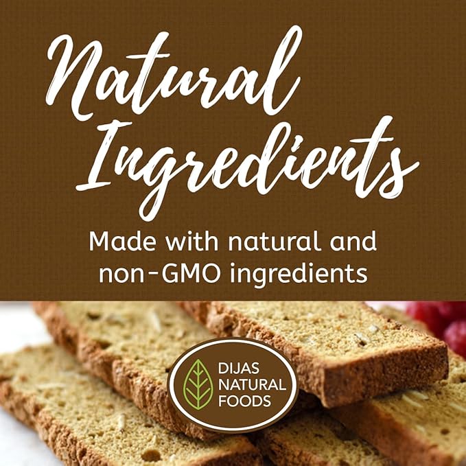 DIJAS Natural Foods, Crunchy Fat Free Biscotti Cookie, All Natural Preservative Free Ingredients, Delicious Low Calorie Snack (4 Pack, Chocolate Lovers)