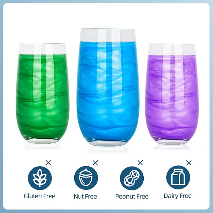Edible Glitter - 10g Luster Dust Edible Food Grade Coloring Glitter for Cake Decorating, Baking, Drinks - Shimmer Dust Powder, Metallic Color Dusting Powder for Icing, Fondant, Candy, Cookie (Gold)
