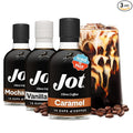 Jot Coffee Concentrate Trio (Caramel/Mocha/Vanilla 3pk) – High Caffeine Cold Brew, Iced & Hot Coffee, Instant Espresso – Makes 14 Cups Concentrated Coffees