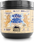 Earth Fed Muscle Morning Charge Protein Coffee Creamer with Collagen & Lion’s Mane – Organic Coffee Creamer with Adaptogenic Mushrooms – Dairy-Free, Soy-Free, Gluten-Free – 24 Serving