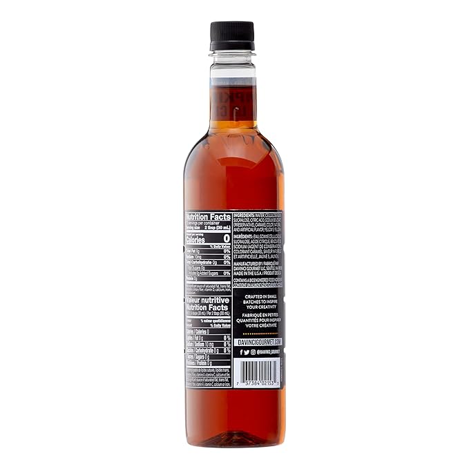 DaVinci Sugar Free Pumpkin Pie Spice Syrup (Pack of 2)