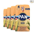 P.A.N. Yellow Corn Meal – Pre-cooked Gluten Free and Kosher Flour for Arepas (2.2 lb/Pack of 4)
