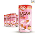 MTR Badam Drink - Rose Flavored, Ready-to-Drink - Authentic Indian Almond Milk Beverage, Real Bits of Almond, No Added Preservatives, Gluten-Free, Refreshing Drink, Perfect for Anytime Refreshment, Pack of 6