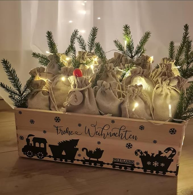Christmas Stencils for Window Glass Large Christmas Stencil Reusable Winter Forest House Village Holiday Drawing Templates for Painting on Window Wall Doormat Glass Wood