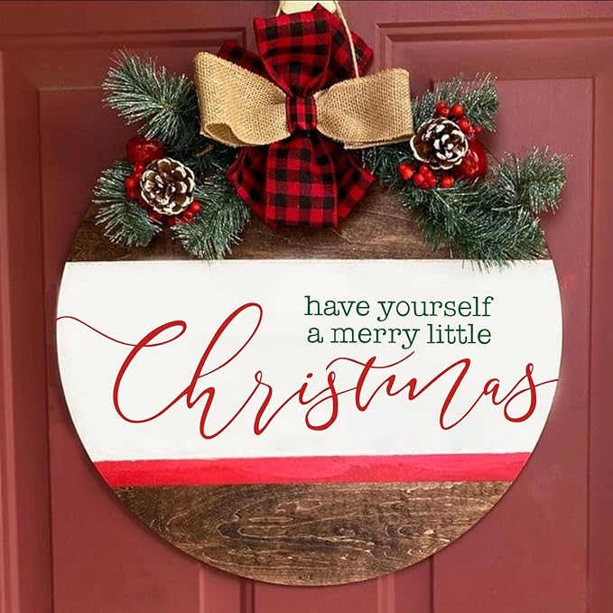 Christmas Stencils for Painting on Wood 12” Large Christmas Stencil Reusable Half Round Holiday Drawing Templates for Painting on Wood DIY Crafts Doormat Canvas Window Decor