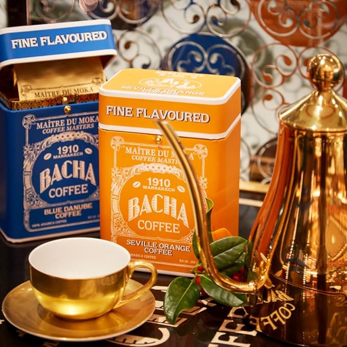 Bacha Coffee | Nairobi Rain Fine Blended Signature Nomad Collection, 100% Arabica Specialty Coffee, Ground Beans, Medium Dark Roast, 250g