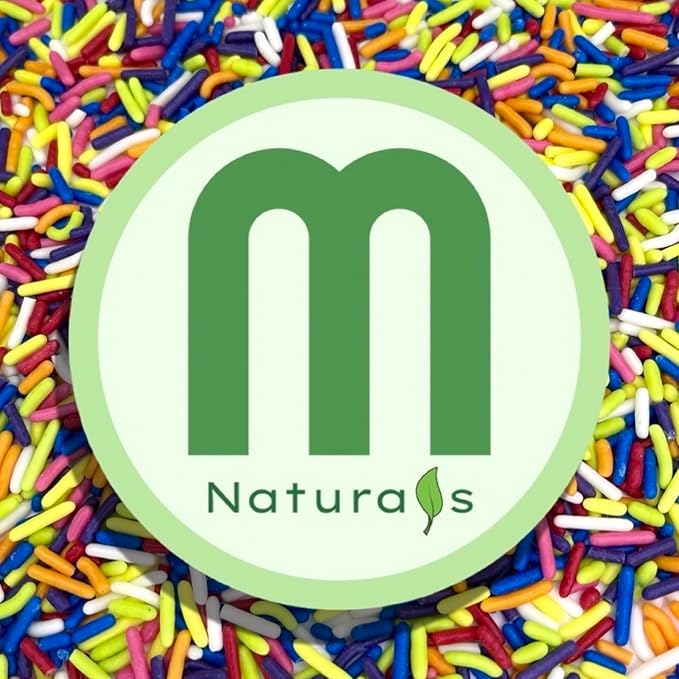 Manvscakes, Natural Christmas Sprinkles, No Artificial Dyes, Gluten Free, Holiday Cookies, Edible, Christmas Cake Decorations, 3 ounces, Nut Free, Baking