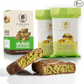CARIANS Dubai Chocolate Bar with Pistachio, 2 Pack Luxury Chocolate with Crispy Kunafa, Great for Gift Giving, Anniversary, Thanksgiving, Christmas, 6.35 oz