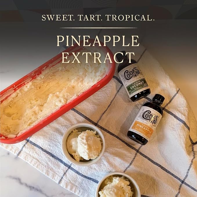 Cook's, Pineapple Flavoring for Baking, Candies, Cakes, Smoothies, Beverages, 8 oz