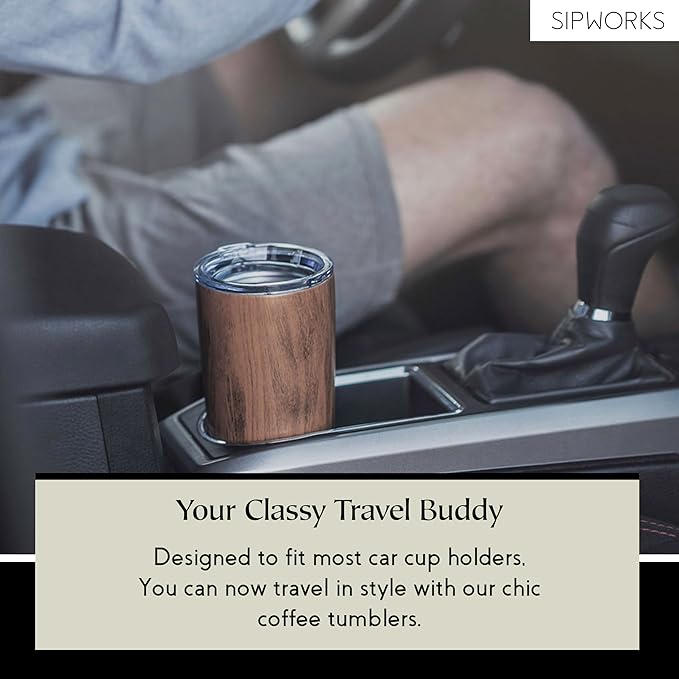 Stainless Steel Coffee Tumblers with Lids - 20z Double Walled Vacuum Insulated for Hot & Cold Drinks - Spill Resistant Travel Tumbler - Rose Gold