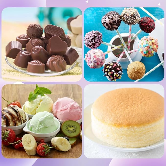 Cake Pop Mold Set - 3 in 1 Detachable Lollipop Cakepop Molds Include 100 Cake Pop Bags Sticks Twist Ties and 1 Decorating Pen for Lollipop Candies Chocolates Baking Supplies