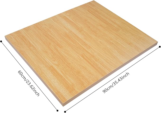 Butcher Block Countertop | 36x24in Wood Board Countertop | DIY Washer Dryer/Island/Kitchen Counter-top | countertop Cutting Board | 1102lbs Load Capacity | Wood Color | NO Base Legs, 1.38in Thick