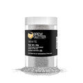 White BREW GLITTER Edible Glitter For Drinks, Cocktails, Beer, Garnish Glitter & Beverages | KOSHER & HALAL Certified | 100% Edible & Food Grade | Vegan, Gluten, Nut Free (25g, White)