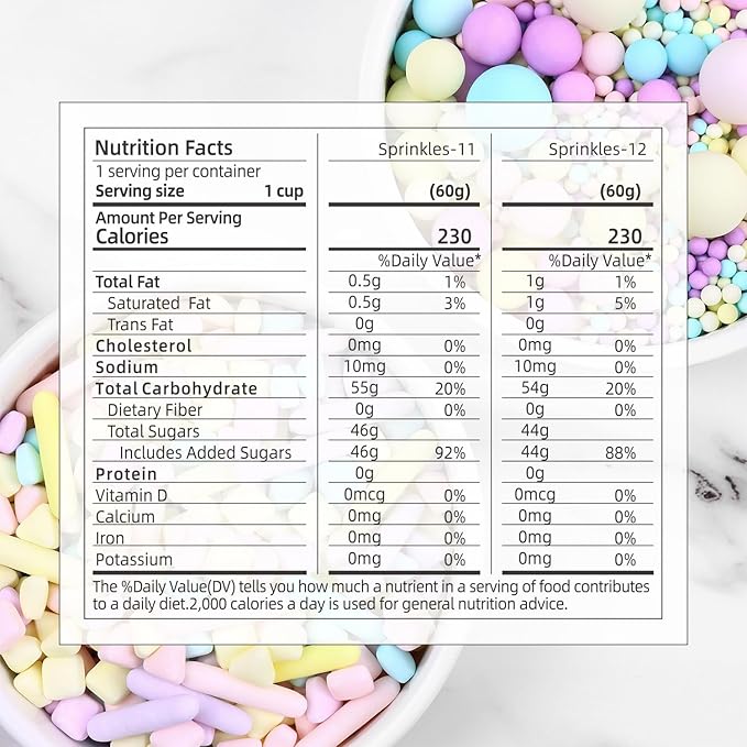 Edible Pearls for Cake Decorating, Matt Pearl Sprinkles, Pastel Sugar Sprinkles, Cube Sprinkles, Pearl Sprinkles for Cake, Cupcakes, Macaron, Ice Cream, and Cookies. (120g/4.2oz)