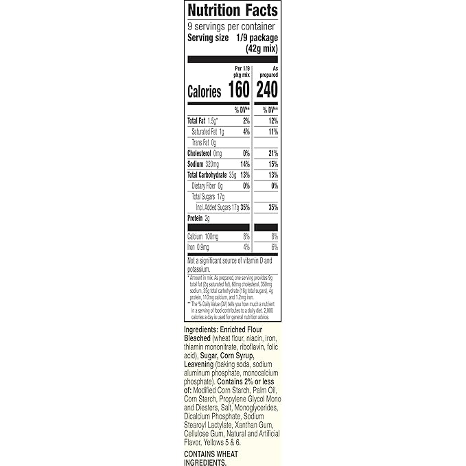 Betty Crocker Favorites Super Moist Yellow Cake Mix, 13.25 oz (Pack of 12)