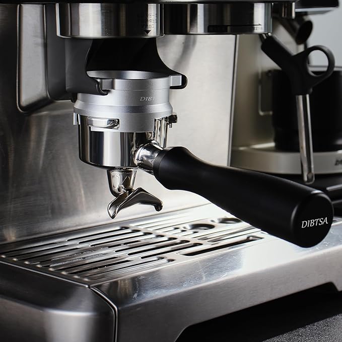 Espresso Dosing Funnel Compatible with Breville/Sage 54mm Portafilter, Aluminum Alloy, Silver