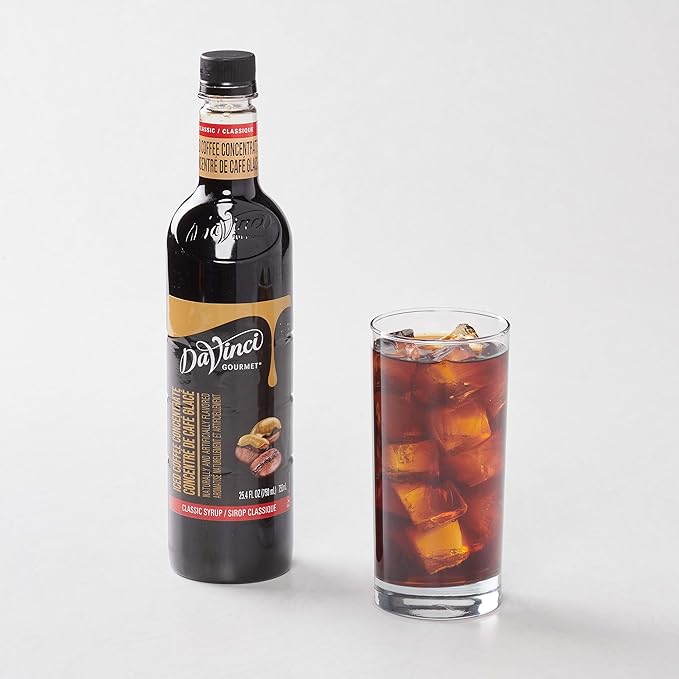 DaVinci Gourmet Classic Iced Coffee Concentrate Syrup, 25.4 Fluid Ounces (Pack of 1)