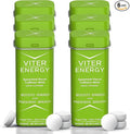 Viter Energy 40mg Caffeine Mints - Sugar Free, B Vitamins, Vegan, Boosts Fast Energized Alert Focus, Caffeinated Nootropic Supplement Pills (Spearmint Flavor, 20pcs, 6 Pack, 120pcs Total)