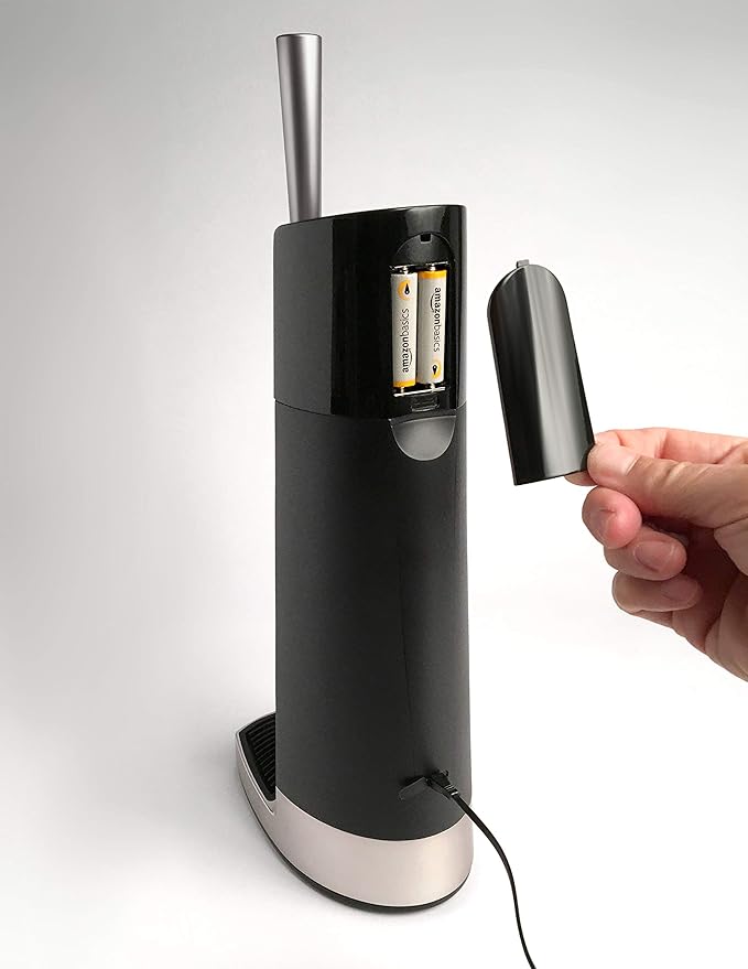 FIZZICS - DraftPour Beer Dispenser - Converts Any Can or Bottle Into a Nitro-Style Draft, Gift for Men and Beer Enthusiast, Beer Tap Draft Machine - Carbon
