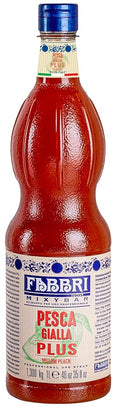 Fabbri Premium Flavoring Syrup, Peach, New Enhanced Flavor, All Natural, Made in Italy, 33.8 Ounce (1 Liter)