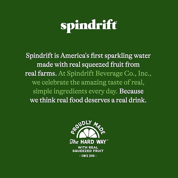 Spindrift Strawberry Lemonade Can 12 Ounce (Pack of 24)