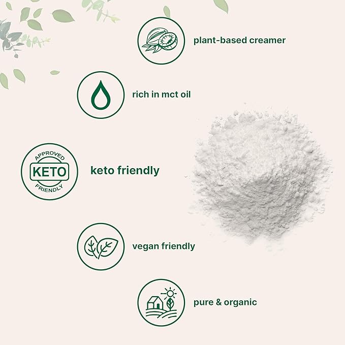 Micro Ingredients Organic Coconut Milk Powder, 2 Lb | Plant-Based Creamer for Coffee, Tea & Smoothies | Pure & Rich in MCT | Non-GMO, Gluten-Free, Keto & Paleo Friendly