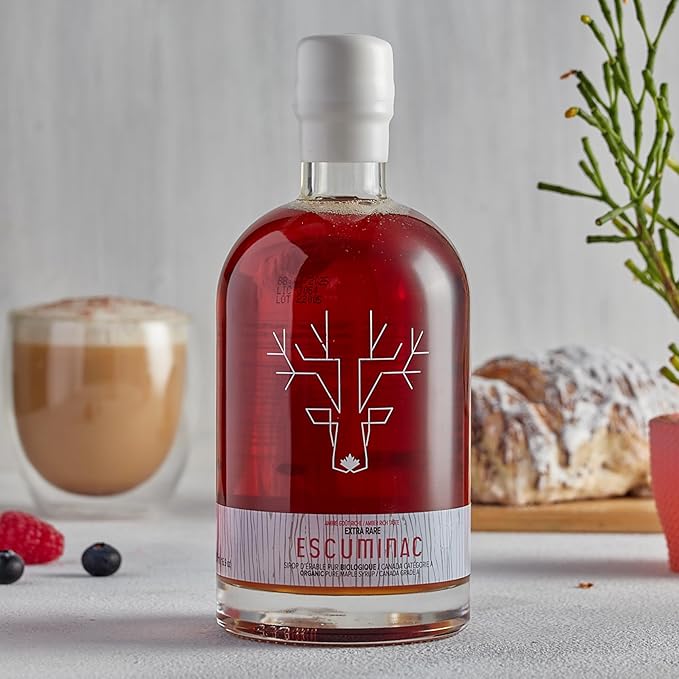 Escuminac Canadian Maple Syrup, Value Bundle, 3 Harvests Included Extra Rare, Great Harvest and Late Harvest, 3 x 16.9 fl oz, 100% Pure & Organic.