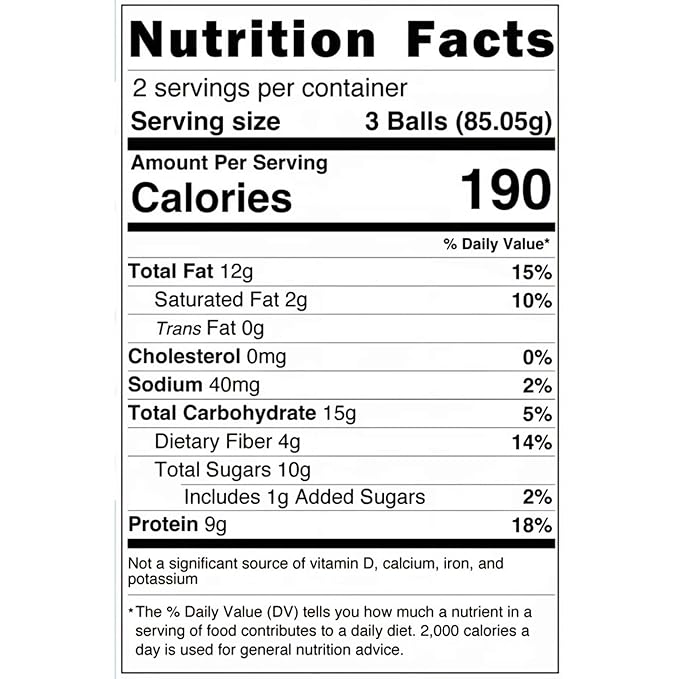 Wholly Balls Protein Bites – Healthy Plant-Based Snack | High Protein, Low Sugar, Gluten-Free Energy Balls (Pack of 3, Rocky Roadie)