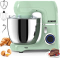 Stand Mixer, 6.5QT 660W 10-Speed Tilt-Head Electric Kitchen Stand Mixer, Food Mixer with Dishwasher-Safe Dough Hook, Egg Whisk, Flat Beater for Baking, Cake and Most Home Cooks (Green)