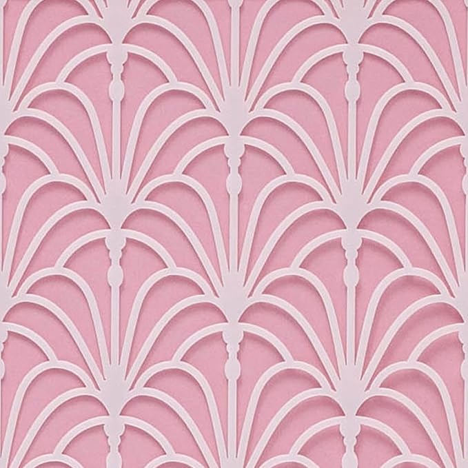 Large Cake Decorating Stencil (FANSA) Fan Art Deco Pattern