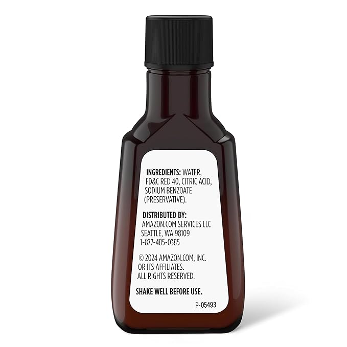 Amazon Grocery, Red Food Coloring, 1 Fl Oz (Previously Amazon Fresh, Packaging May Vary)