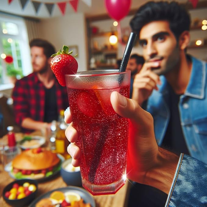 Brew Glitter - Maroon Red (25g Spray Pump 1x Jar) | Edible Glitter for Drinks, Cocktails, Beer, Garnish & Beverages