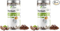 Maximum Slim Premio Instant Espresso Powder – Bold & Rich Flavor 100% Arabica Beans - Non-GMO, Gluten-Free – Premium Medium Roast Coffee 14.1 oz Resealable Jar : Café Instantáneo (Pack of 2)