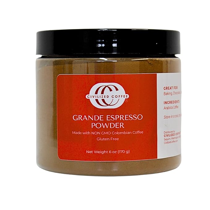 Civilized Coffee Bundle 2 Grande Espresso Powder & 1 Instant Cold Brew Coffee Granules