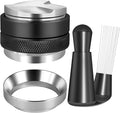 54mm Espresso Accessories Kit, Coffee Distributor and Tamper Leveler, WDT Tool and Dosing Funnel Set Fits 54 mm Espresso Machines and Portafilters
