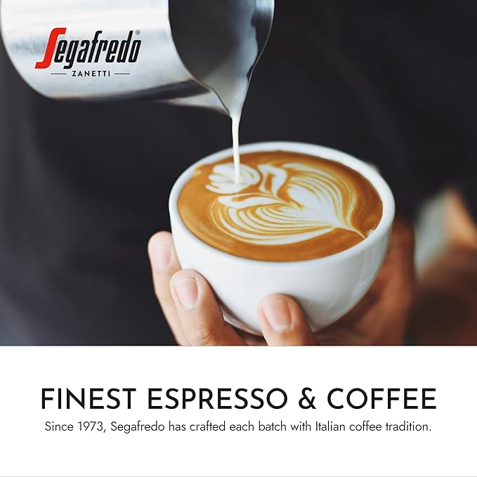 Segafredo Zanetti Espresso Capsules – Aluminum Pods for Nespresso Original Machines – Dark Roast Premium Espresso with a Full-Bodied Aroma – Strong, Intensity 11 – Ovation, 10 Count (Pack of 2)
