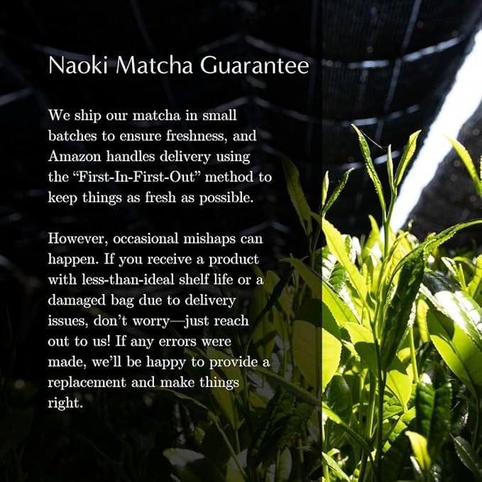Naoki Matcha Fragrant Yame Blend – Authentic Japanese First Harvest Ceremonial Grade Matcha Green Tea Powder from Yame, Fukuoka (40g / 1.4oz)