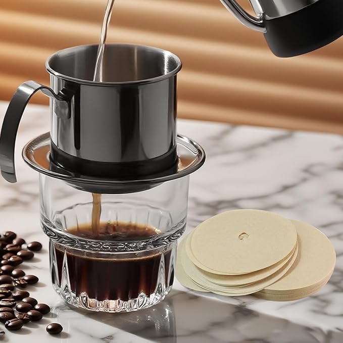 400 Pack Of Natural, Unbleached 3.75-Inch Disposable Coffee Filter Discs, Designed for Percolator Coffee Makers. Ideal for Use At Home, Office, Or Camping.
