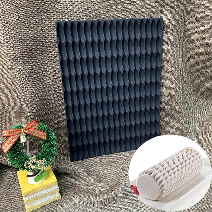 Generic Silicone Swiss Cake Mould Cake Mold Silicon Fondant Mat Impression Lace Moulds