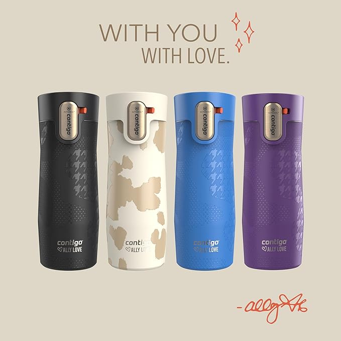 Contigo AUTOSEAL West Loop Vacuum-Insulated Stainless Steel Travel Mug with Easy-Clean Lid, 16 oz