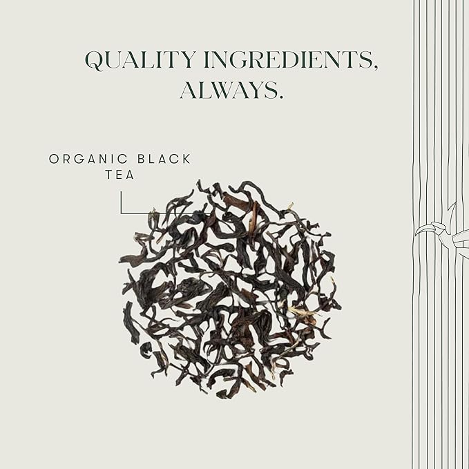 Luxmi Estates Queens Black Tea Blend 50 Tea Bags (100gm) Pack | Organic Black Tea | 50 Cups Bulk Pack