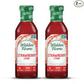 Walden Farms Strawberry Syrup – Perfect for Desserts, Smoothies, Breakfast – Zero Calorie, Sugar-Free, Low Carb, Keto-Friendly, Gluten-Free, Vegan – 2-Pack, 12 oz Bottles