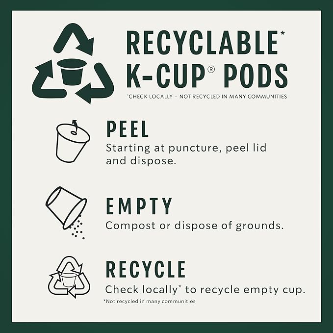 Starbucks K-Cup Coffee Pods, Dark Roast Coffee, French Roast for Keurig Brewers, 100% Arabica, 6 boxes (60 pods total)