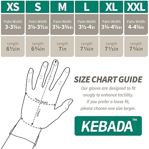 Kebada W1 Work Gloves for Men and Women, Touchscreen PU Coated Gloves with Grip, 50 Pairs Bulk Pack, Ideal for Warehouse Package Handling, Construction, Gardening, Gray XX-Large