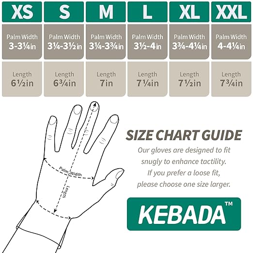 Kebada W1 Work Gloves for Men and Women, 12 Pairs Touchscreen Safety Gloves with Grip, PU-Coated, Ideal for Light & Medium Duty Tasks, White, Large