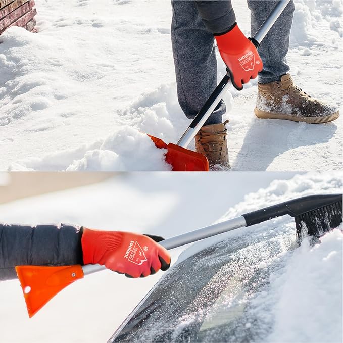 Waterproof Winter Work Gloves for Men and Women, Touchscreen, Freezer Gloves, Thermal Insulated, for Cold Weather