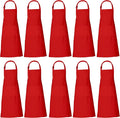 RAJRANG 100% Cotton Cooking Apron with 3 Pockets Kitchen Chef BBQ Adjustable Bib Aprons for Women Men