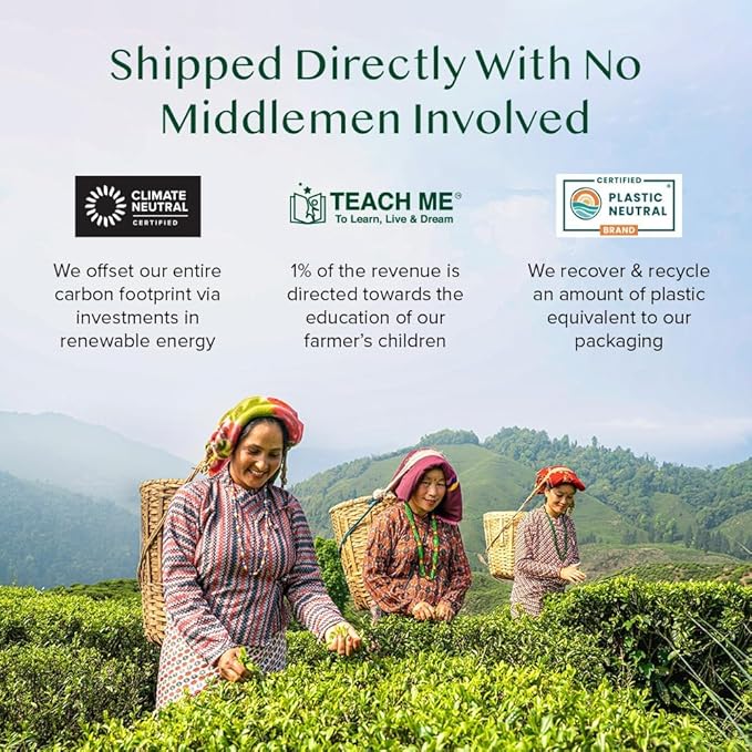VAHDAM, Assorted Tea Sampler (15 Different Variety in Individually Wrapped Pyramid Tea Bags) Long Leaf Premium Teas I Teas Gift Set I Ideas for Tea Lovers | Gifts for Women & Men