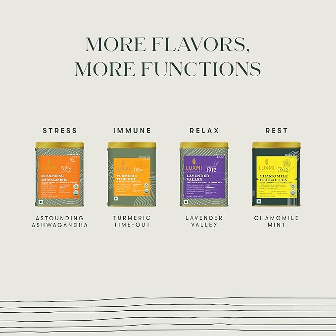Luxmi Estates - Organic Peppermint Tea with Natural Vanilla Extract - Loose Leaf - 25g (12 Cups) Tea Bags, Limited Fall Tea With the Natural Sweetness of Vanilla, Perppermint Aids Digestion