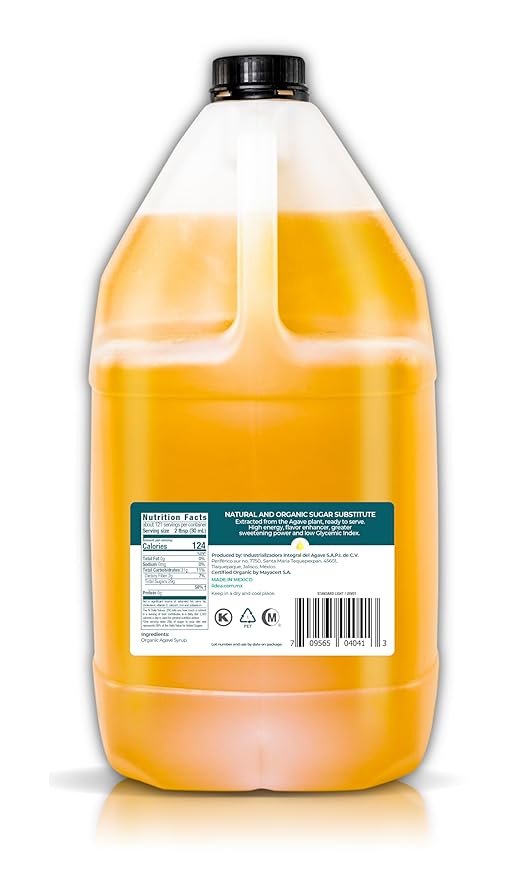 Agave Bulk Nectar By AGAVEN Natural Syrup Sweetener (Natural, 176.37 Ounces)